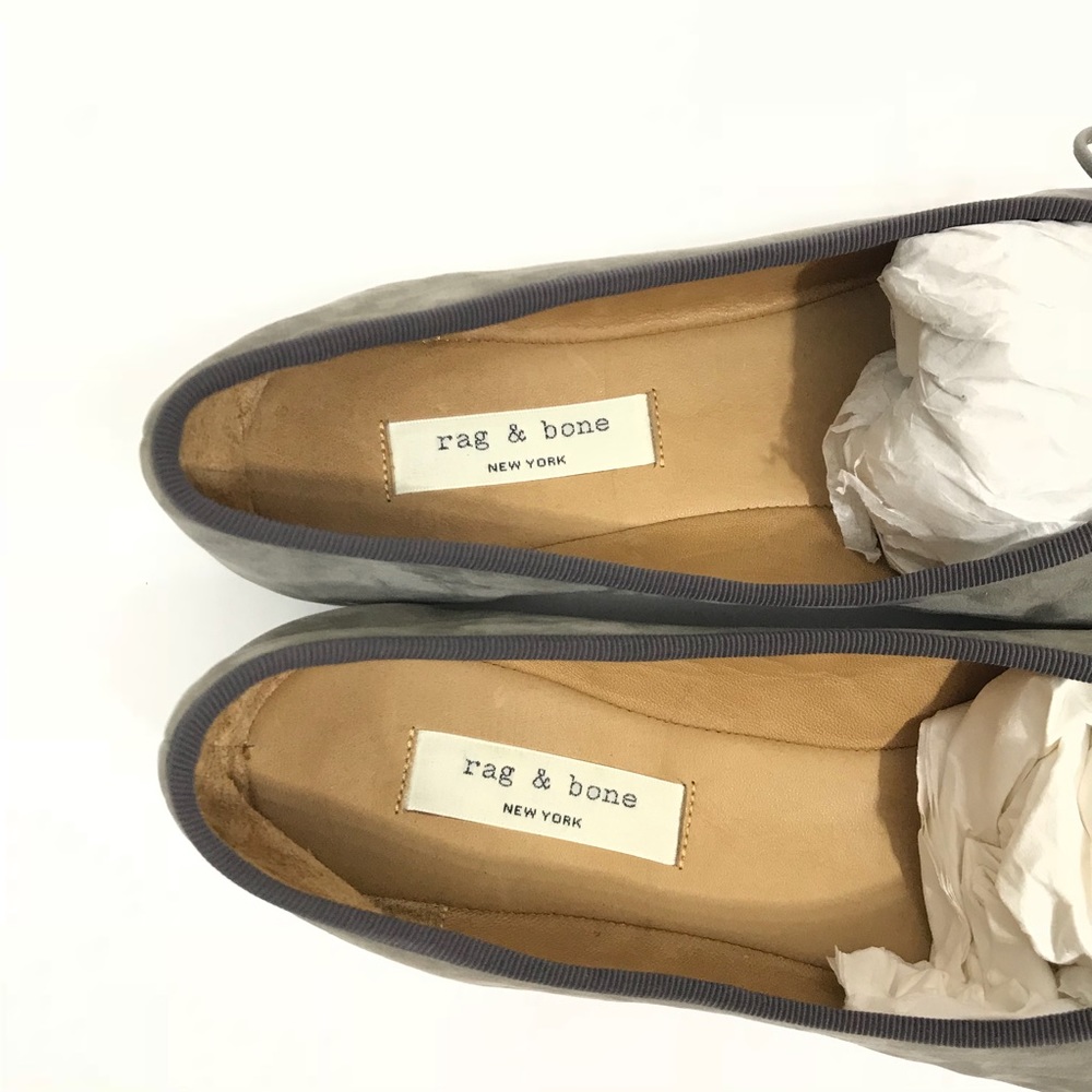 rag & bone Gray Suede Ballet Flats - Picture 4 of 8